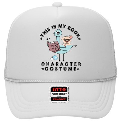This Is My Book Character Costume Pigeon Reading Trucker Hat