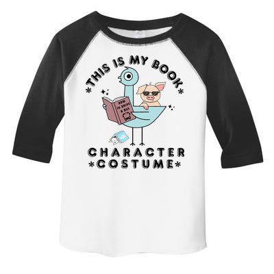 This Is My Book Character Costume Pigeon Reading Toddler Fine Jersey T-Shirt