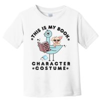 This Is My Book Character Costume Pigeon Reading Toddler T-Shirt