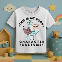 This Is My Book Character Costume Pigeon Reading Toddler T-Shirt