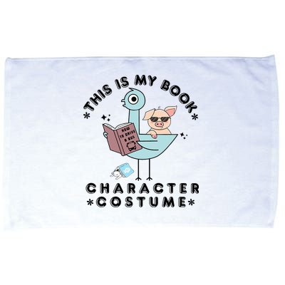 This Is My Book Character Costume Pigeon Reading Microfiber Hand Towel