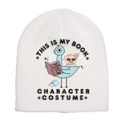 This Is My Book Character Costume Pigeon Reading Short Acrylic Beanie