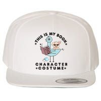 This Is My Book Character Costume Pigeon Reading Wool Snapback Cap