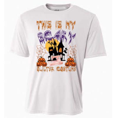 This Is My Scary Quilter Costume Halloween Cooling Performance Crew T-Shirt