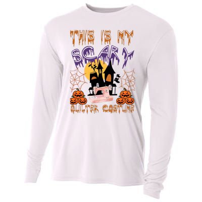 This Is My Scary Quilter Costume Halloween Cooling Performance Long Sleeve Crew