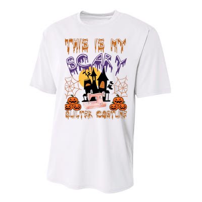 This Is My Scary Quilter Costume Halloween Performance Sprint T-Shirt