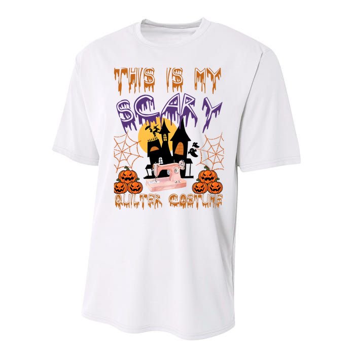 This Is My Scary Quilter Costume Halloween Performance Sprint T-Shirt