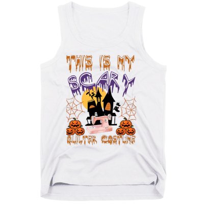 This Is My Scary Quilter Costume Halloween Tank Top