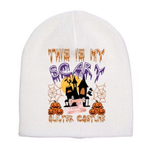 This Is My Scary Quilter Costume Halloween Short Acrylic Beanie