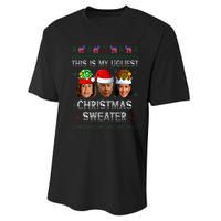 This Is My Ugliest Christmas Anti Biden Ugly Sweater Xmas Performance Sprint T-Shirt