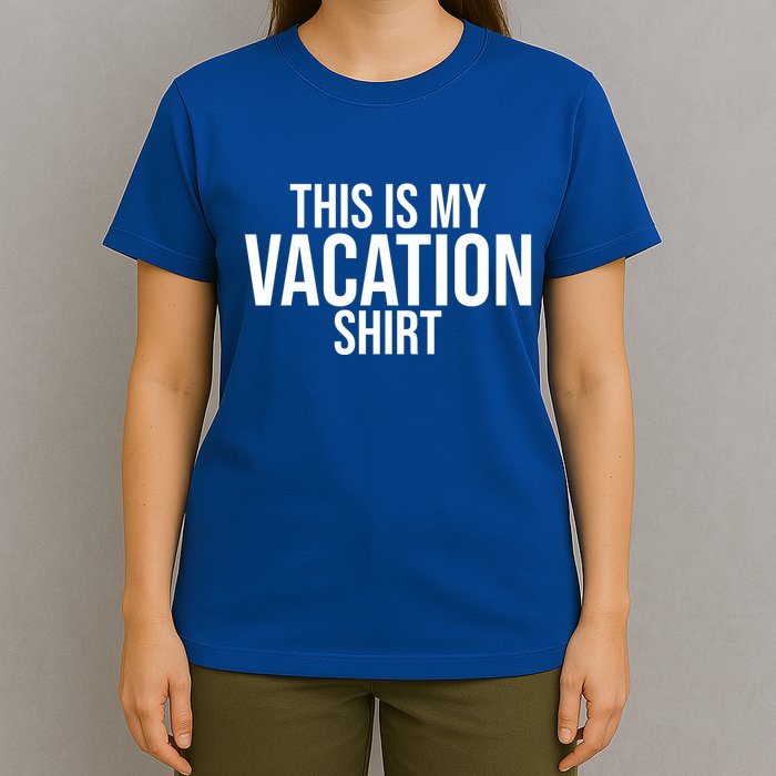 This Is My Vacation Shirt Funny Travel T-Shirt