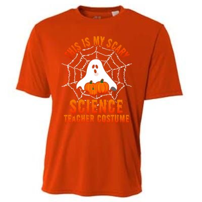 This Is My Scary Science Teacher Costume Halloween Gift Cooling Performance Crew T-Shirt