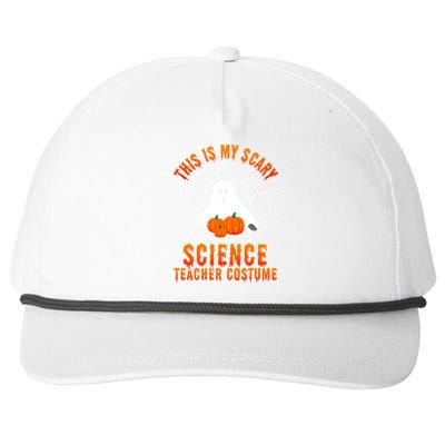 This Is My Scary Science Teacher Costume Halloween Gift Snapback Five-Panel Rope Hat