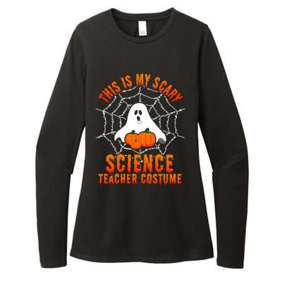 This Is My Scary Science Teacher Costume Halloween Gift Womens CVC Long Sleeve Shirt