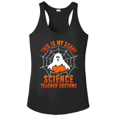 This Is My Scary Science Teacher Costume Halloween Gift Ladies PosiCharge Competitor Racerback Tank