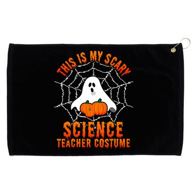 This Is My Scary Science Teacher Costume Halloween Gift Grommeted Golf Towel