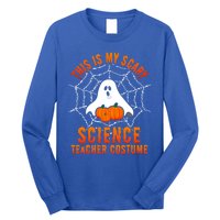 This Is My Scary Science Teacher Costume Halloween Gift Long Sleeve Shirt