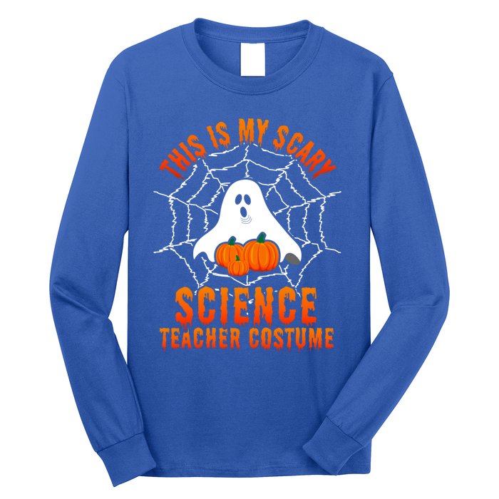 This Is My Scary Science Teacher Costume Halloween Gift Long Sleeve Shirt