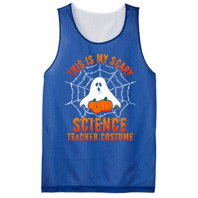 This Is My Scary Science Teacher Costume Halloween Gift Mesh Reversible Basketball Jersey Tank