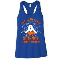 This Is My Scary Science Teacher Costume Halloween Gift Women's Racerback Tank