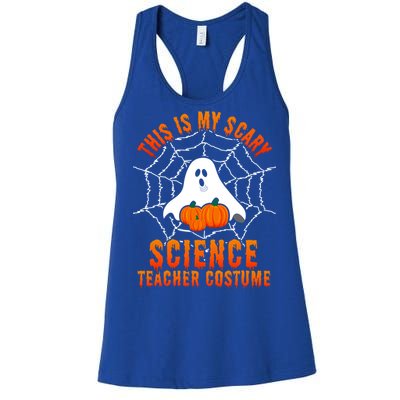 This Is My Scary Science Teacher Costume Halloween Gift Women's Racerback Tank