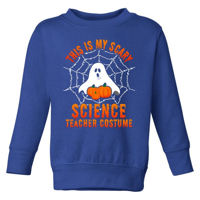 This Is My Scary Science Teacher Costume Halloween Gift Toddler Sweatshirt