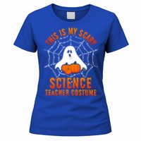 This Is My Scary Science Teacher Costume Halloween Gift Women's T-Shirt