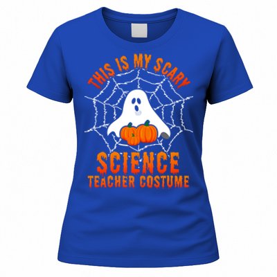 This Is My Scary Science Teacher Costume Halloween Gift Women's T-Shirt