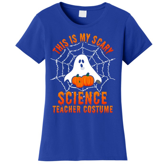 This Is My Scary Science Teacher Costume Halloween Gift Women's T-Shirt