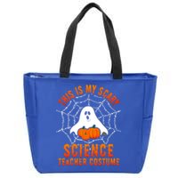 This Is My Scary Science Teacher Costume Halloween Gift Zip Tote Bag