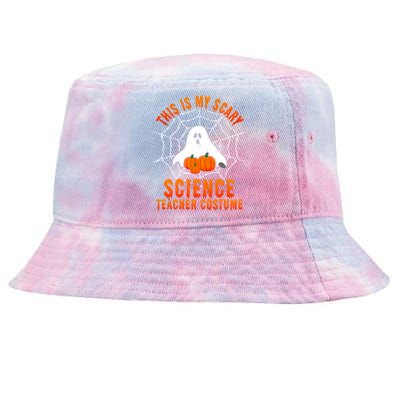 This Is My Scary Science Teacher Costume Halloween Gift Tie-Dyed Bucket Hat