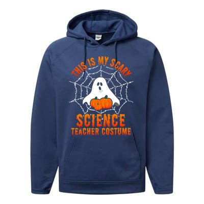 This Is My Scary Science Teacher Costume Halloween Gift Performance Fleece Hoodie