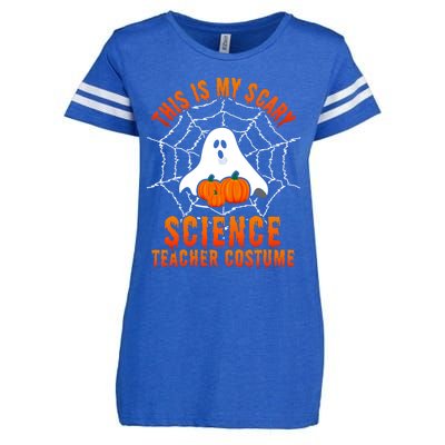 This Is My Scary Science Teacher Costume Halloween Gift Enza Ladies Jersey Football T-Shirt