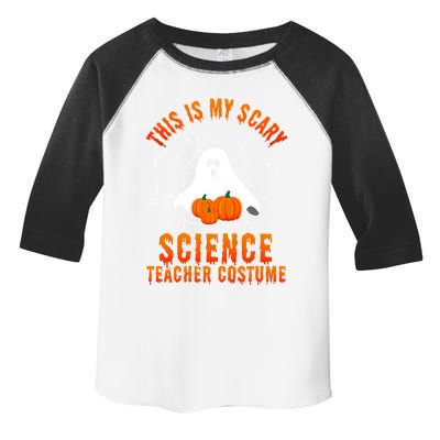 This Is My Scary Science Teacher Costume Halloween Gift Toddler Fine Jersey T-Shirt