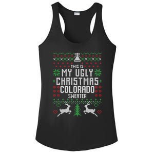 This Is My Ugly Christmas Colorado Sweater Funny Xmas Funny Gift Cute Gift Ladies PosiCharge Competitor Racerback Tank