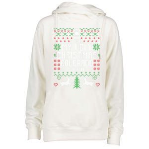 This Is My Ugly Christmas Colorado Sweater Funny Xmas Funny Gift Cute Gift Womens Funnel Neck Pullover Hood