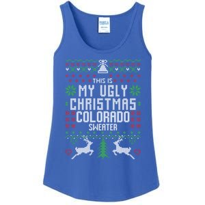 This Is My Ugly Christmas Colorado Sweater Funny Xmas Funny Gift Cute Gift Ladies Essential Tank