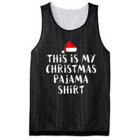 This Is My Christmas Pajama Funny Mesh Reversible Basketball Jersey Tank