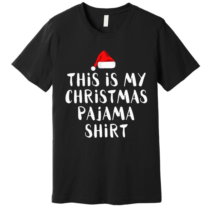 This Is My Christmas Pajama Funny Premium T-Shirt