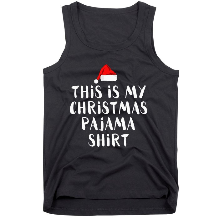 This Is My Christmas Pajama Funny Tank Top