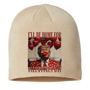 Trump Is My Valentine Funny Donald Trump Won 2024 President Sustainable Beanie