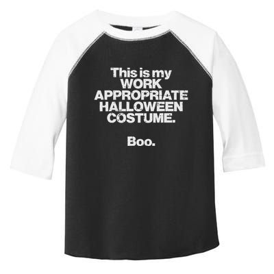 This Is My Work Appropriate Halloween Costume Boo Funny Toddler Fine Jersey T-Shirt