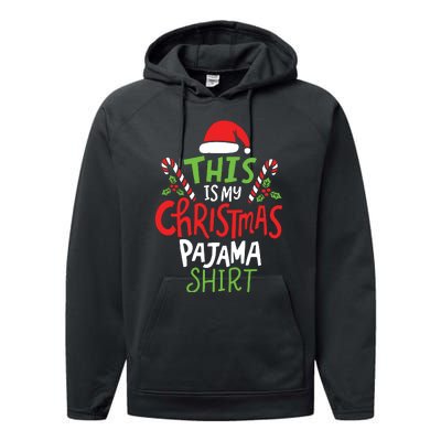 This Is My Christmas Pajama Performance Fleece Hoodie