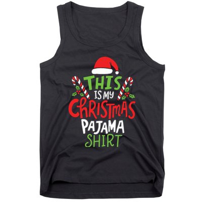 This Is My Christmas Pajama Tank Top