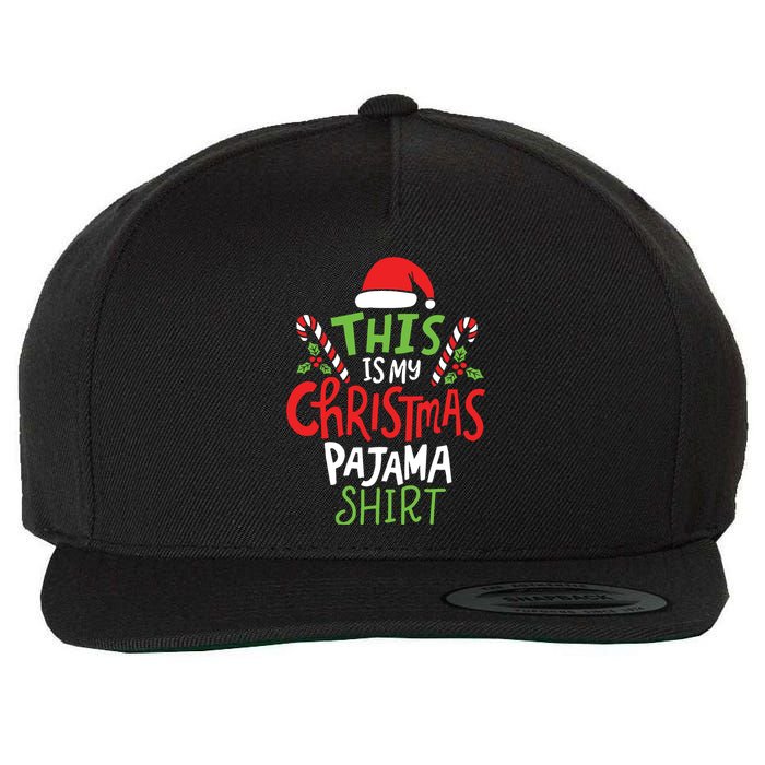 This Is My Christmas Pajama Wool Snapback Cap