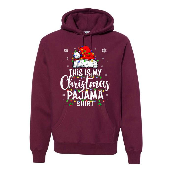 This Is My Christmas Pajama Lights Premium Hoodie