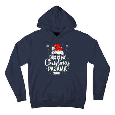 This Is My Christmas Pajama Lights Tall Hoodie