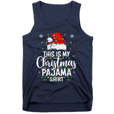 This Is My Christmas Pajama Lights Tank Top