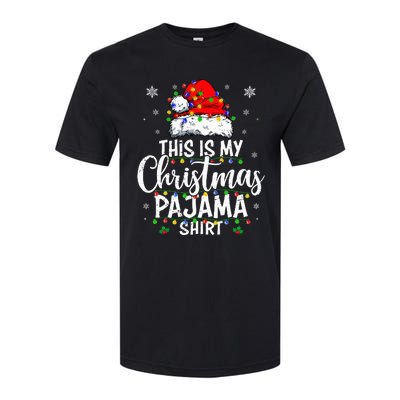 This Is My Christmas Pajama Lights Softstyle CVC T-Shirt