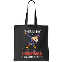 This Is My Christmas Pajama Dabbing Nutcracker Funny Bag